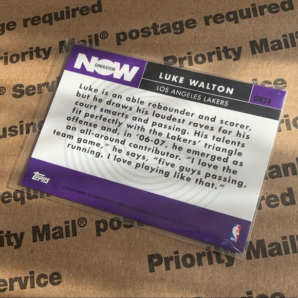 Luke Walton ‘07 Topps Insert Card - Picture 5 of 6